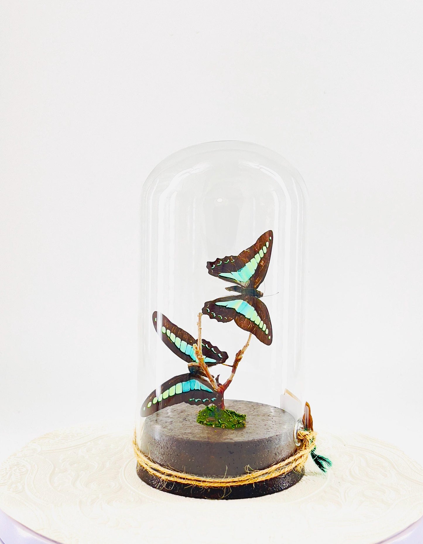 Large Pendant | Blue Triangle | Light Blue | Flutter by Katie | Handmade Butterfly Sculpture Art | Home Decor | Philippines