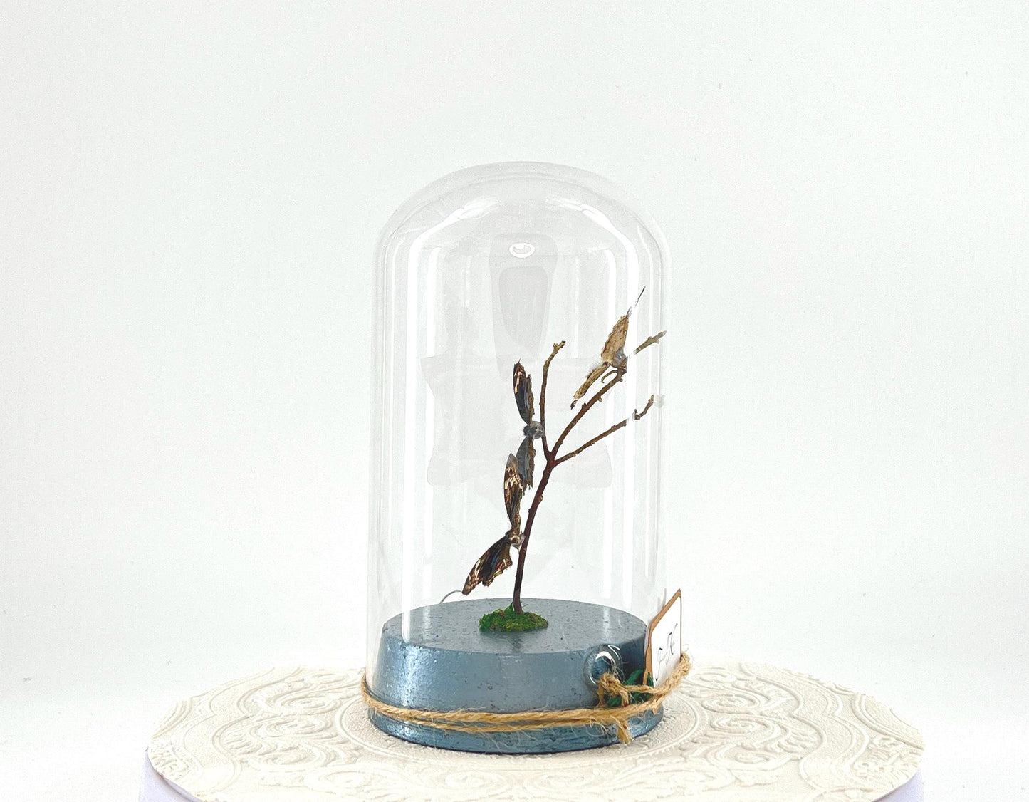 Large Pendant | Blue Buckeye | Blue White Brown | Flutter by Katie | Handmade Butterfly Sculpture Art | Home Decor | Japan