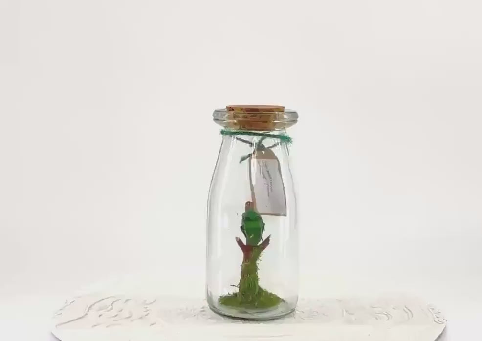 Accent | Centerpiece | Alien Beetle | Emerald Green | Flutter by Katie | Handmade Butterfly Sculpture Art Display | Home Decor | Indonesia